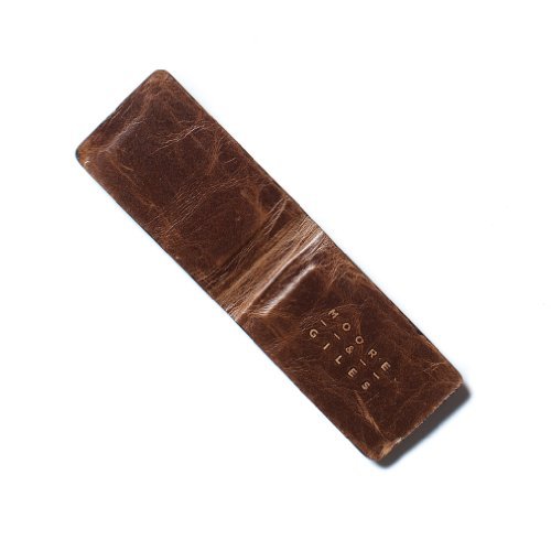 Moore and Giles Leather Money Clip - Brown2