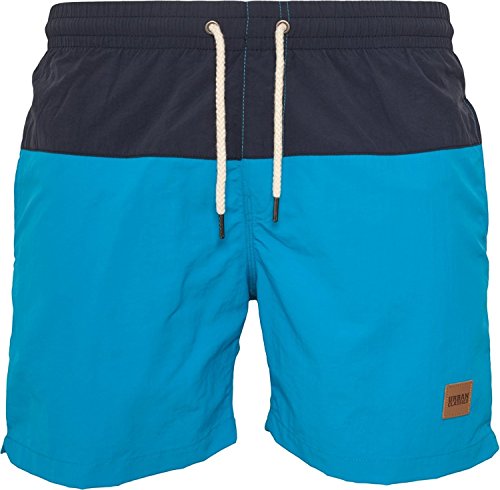 Urban Classics Block Swim Shorts, Pantaloncini da