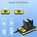 Uwayor LP-E17 Battery and LCD Dual Charger Compatible with Canon EOSRP, R100, R50, R10, R8, Rebel T6i, T7i, T8i, T6s, SL2, SL3, EOS M3, M5, M6, 200D, 77D, 750D, 760D, 800D, 8000D Camera