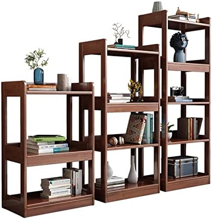 FACMAS Small Bookshelf Bookshelf Floor Shelf Simple Household Student Multi-Layer Storage Rack Children Small Bookcase Ladder Display Bookcase/Bookshelves (Color : White 4 Layer)