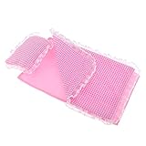 P Prettyia 3 Piezas Conjunto de Manta + Almohadilla + Colcha