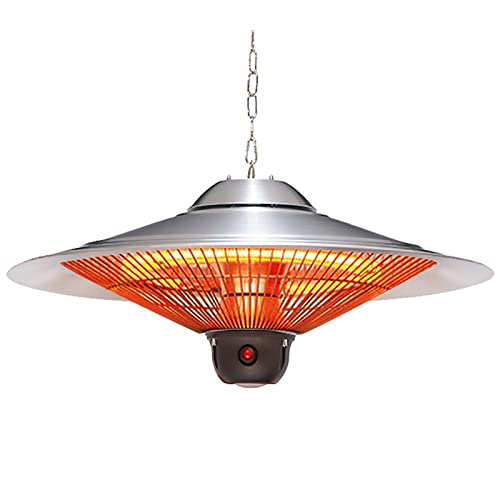 FAMYNGL Calentador De Patio Eléctrico De 2500 W Para Exteriores, 3 Modos Ajustables (1000/1500/2500 W), Calentador De Patio De Techo Impermeable Por Infrarrojos, Calentador,remote control