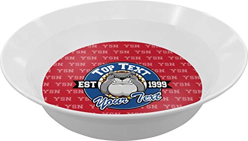 Personalized School Mascot Melamine Bowl - 12 oz