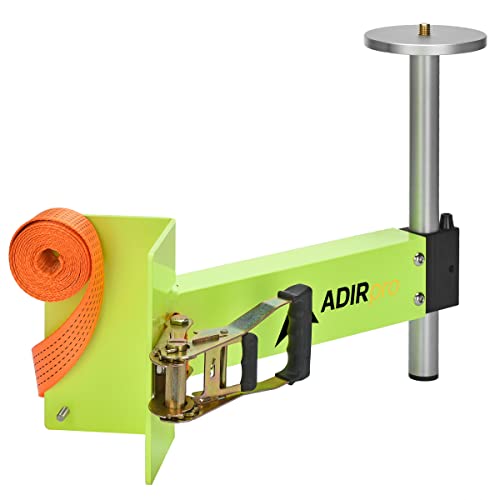 Adir Column Clamp Mount Theodolite Laser Total Station - Heavy Duty Structural Aluminum with Stainless Steel Hardware Clamp - Support Heavy Instruments with 5/8-11\" Threads, Up To 2,200Lbs Load