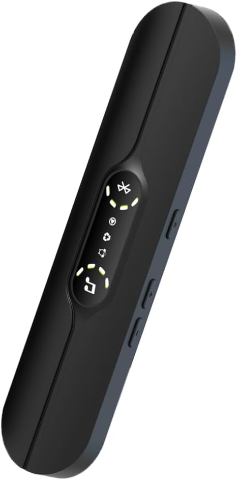 Under-Pillow Speaker for Sleeping - Mini Portable Wireless Bluetooth Bone Conduction, with White Noise & Timer | Supports TF Card, Suitable for Side Sleepers and Sleep Difficulties（Black）