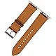 Lederbänder Kompatibel mit Apple Watch 38mm 40mm 41mm 42mm 44mm 45mm 49mm,Wachsöl Lederband für Männer Ultra Serie 9 8 7 6 5 4 3 2 1