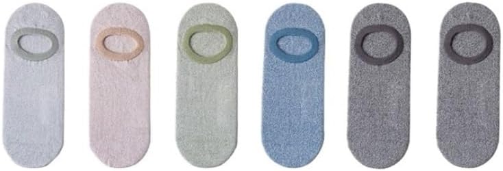 Six Pairs of Thin Invisible Socks for Men Cotton Boneless Dopamine Shallow Mouth Boat Sockss