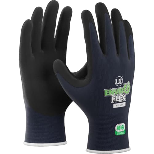 Gants en plastique recyclé UCI ENVIROFLEX taille 7 S pour protection des mains lot de 10