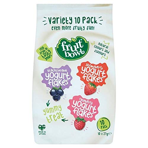 Fruit Bowl Yogurt Fruit Flakes Variety Pack 10 x 21g Amazon.de