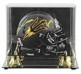 ASU Sam Leavitt & Jordyn Tyson Signed Speed Mini Helmet W/Case BAS Wit - Autographed College Mini Helmets