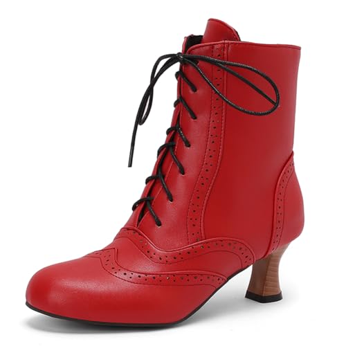 Bottes vintage victoriennes pour robe de soirée et tenue rétro quotidienne