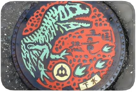 Alfombra antideslizante 3D con tapa de alcantarilla para cocina a...