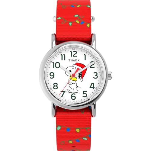 Timex Unisex Peanuts Weekender 31mm Quartz Watch - TW2Y39500JT