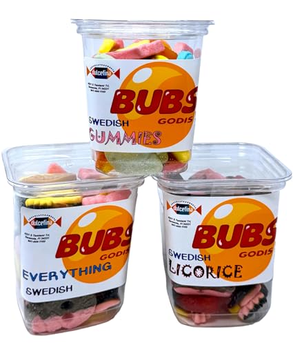 Bubs Godis surtido sueco de gomitas y regaliz 48oz total