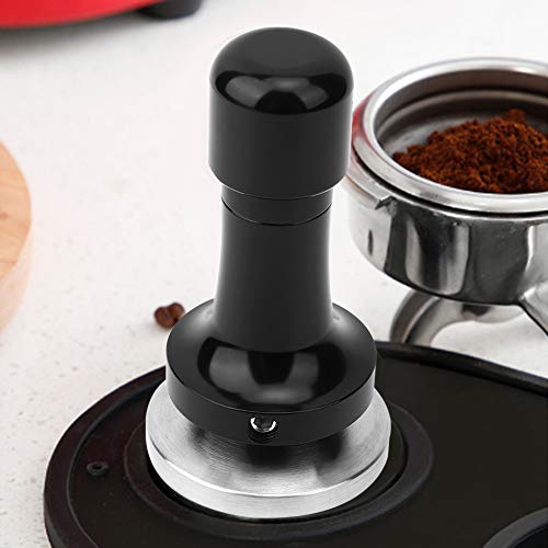 Tamper de café em aço inoxidável, tamper de café de primavera 58 MM, cafeteria para escritório