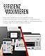 Canon MAXIFY GX6150 kompakter Büro-Drucker – Farbdrucker & Scanner All-in-One WLAN | MegaTank Tintenstrahldrucker mit Kopierer & Scanner | Wi-Fi, Ethernet & USB-Anschluss