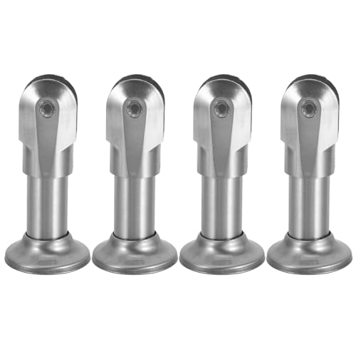 Supports de Sol pour Cloison de Toilette en Acier Inox Anti-Rouille