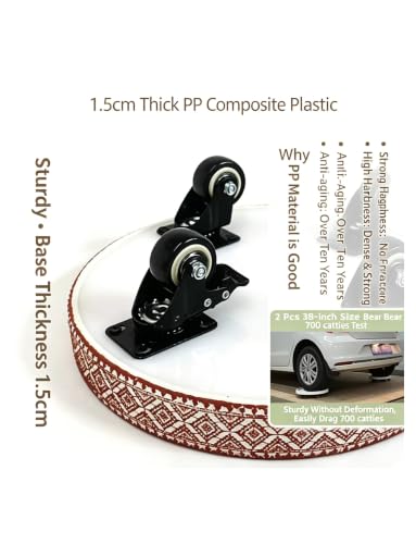 Support de pot à roulettes robuste de 40cm pour déplacer vos plantes lourdes sans effort
