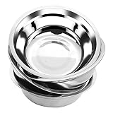 Buyitt Salad Mixing Bowls, Stainless Steel Serving Bowl, Set of 6