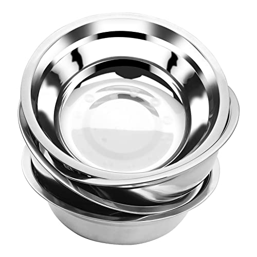 Buyitt Salad Mixing Bowls, Stainless Steel Serving Bowl, Set Of 6 #TOP1