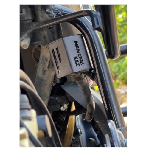 Image of Metal Headlight Frames | Rear | Frant Disc Oil Cap | Radiator Guard For TVS Ronin 225 New (2024 To 2025) Combo Pack of 4 Pcs