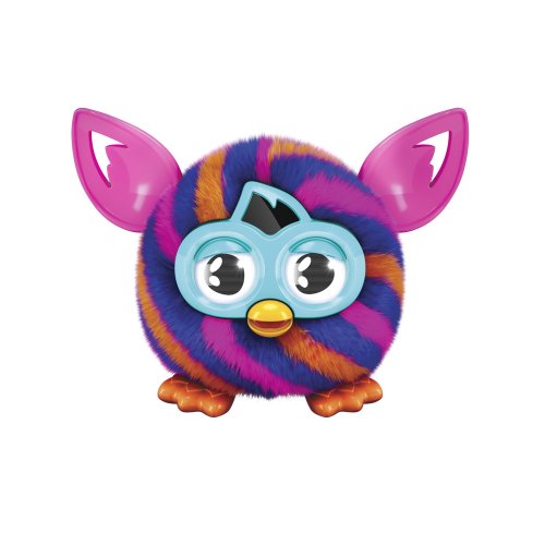 Furby Furbling Critter (Orange and Blue Diagonal Stripes)