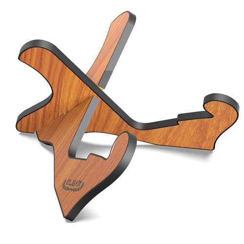 GLEAM Guitar Stand - Universal MDF Wooden for Acoustic Electric Guitar and Bass X-Frame Style...
