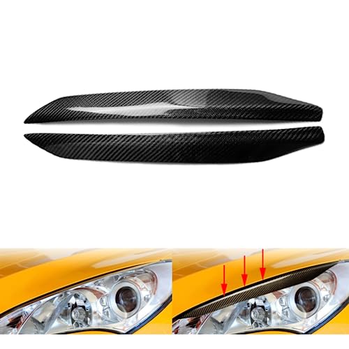 Paupières de phare en carbone pour rajeunir le regard usé de votre Hyundai Genesis Coupe 09-11