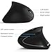 Ergonomic Mouse, LEKVEY Vertical Wireless Mouse - Rechargeable 2.4G Optical Vertical Mice : 3 Adjustable DPI 800/1200/1600 Levels 6 Buttons, for Laptop, Mac, PC, Computer, Desktop, Notebook etc, Black