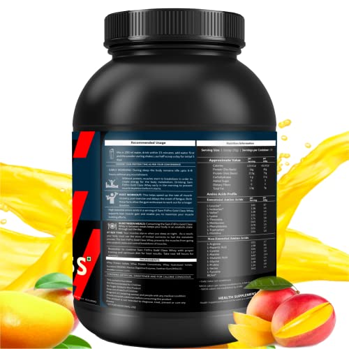 Image of Samfit Pro Gold Class Whey | Mango Mighty | 1kg
