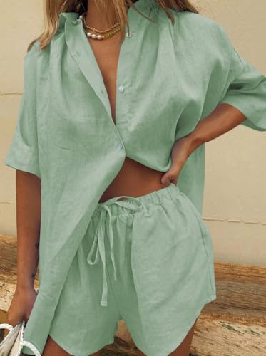 Image of Fixmatti Women Jumpsuit Low V Neck Drawstring Waisted Long Pant Romper Outfits