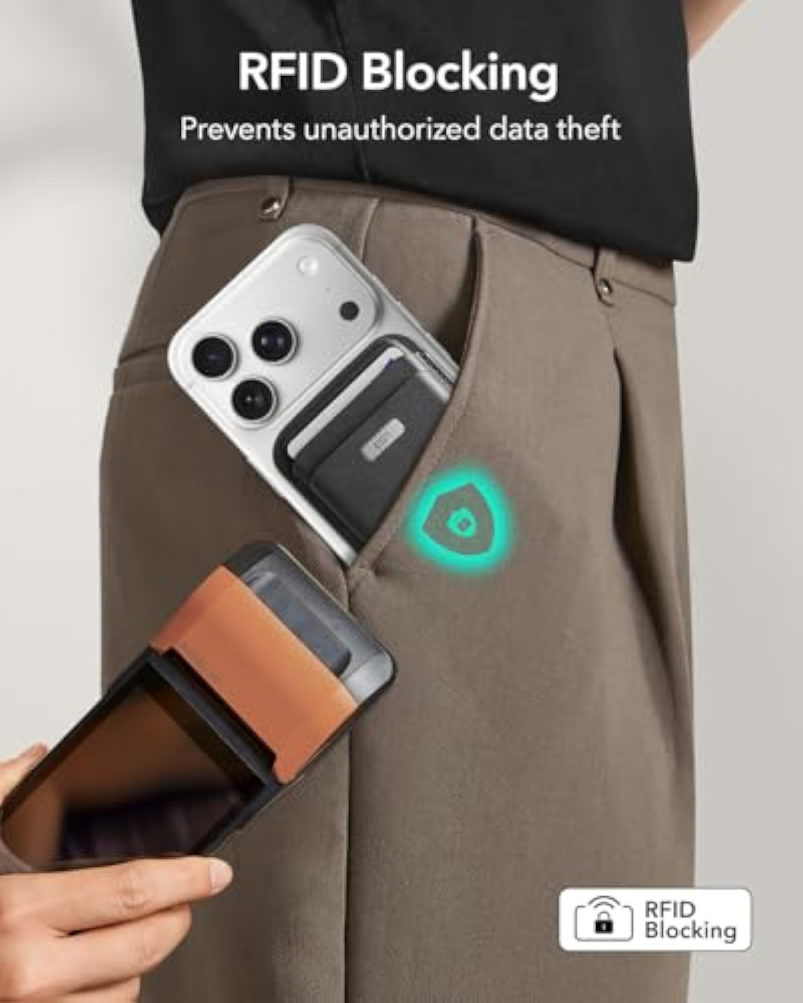Geo for MagSafe Wallet with Full Find My Functionality, 5 Card Holder