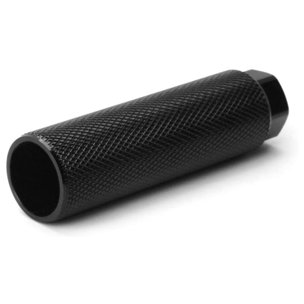 4 x Clavijas Universales para Bicicleta, Aleación de Aluminio, Negro, Trasero, Antideslizante, BMX &