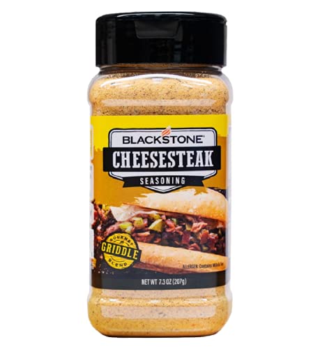 BBQ Seasonings and Rub Bundle - Blackstone Whiskey Burger Seasoning 9.6 oz, Steakhouse 7.3 oz, and Cheesesteak 7.7 oz with Coastal Cafe Dry Rub Tip Sheet (Whiskey Burger/Steakhouse/Cheesesteak) - Thumbnail 7
