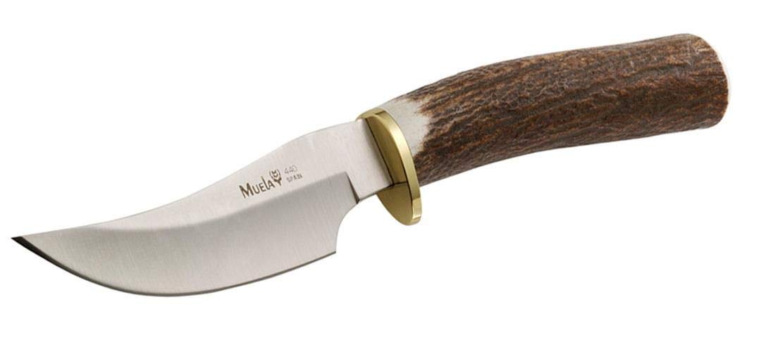 Muela Cuchillo DP-10A acero MoVa 10 cm asta de ciervo Caza Pesca Supervivencia Bushcraft