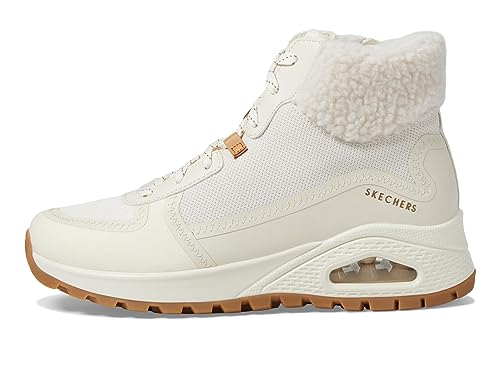 Skechers Women's UNO RUGGED - FALL MODE Skech-Air Lace-Up Hiker, Natural, 5.5M