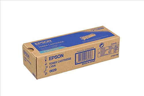 Toner Epson C13S050629 Cyan pour corriger les impressions ternes et les bavures