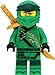 LEGO Ninjago Minifigur Lloyd (Legacy) mit Schulterrüstung und Schwertern