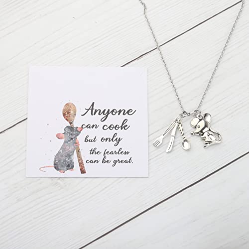 KUIYAI Remy Movie Merchandise Quote Gift Mouse Chef Gift Remy Rat For Cartoon Fans (RemyMouseNC)3