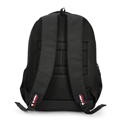 Tommy Hilfiger Matias Unisex Polyester 14 inch Laptop Backpack Black - Image 4