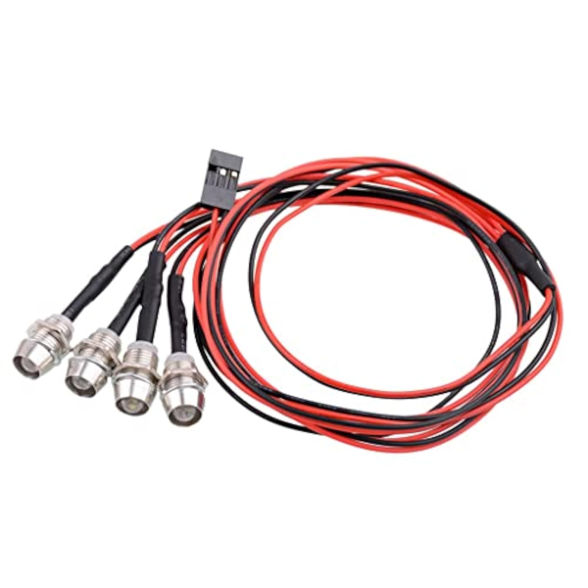 4pcs 5mm LED Headlight Taillight Blue for RC Car