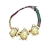 BEACH HEMP JEWELRY Sea Turtle Bracelet Anklet Rasta Handmade In USA Adjustable