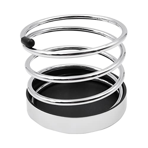 WANGCL Portabotellas universales de acero inoxidable para coche, botella de resorte, almacenamiento para coche, camión, barco, furgoneta (plateado)