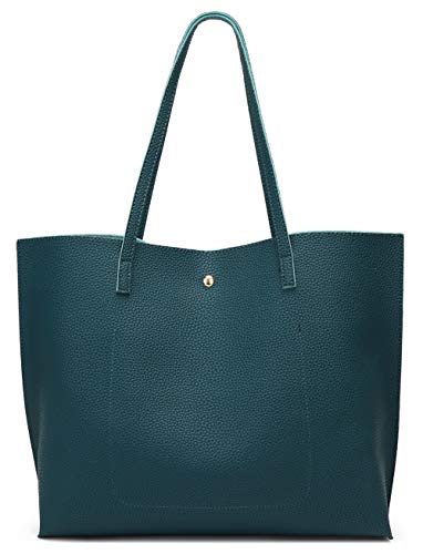 Image of Dreubea Women's Soft Faux Leather Tote Shoulder Bag from, Big Capacity Tassel Handbag