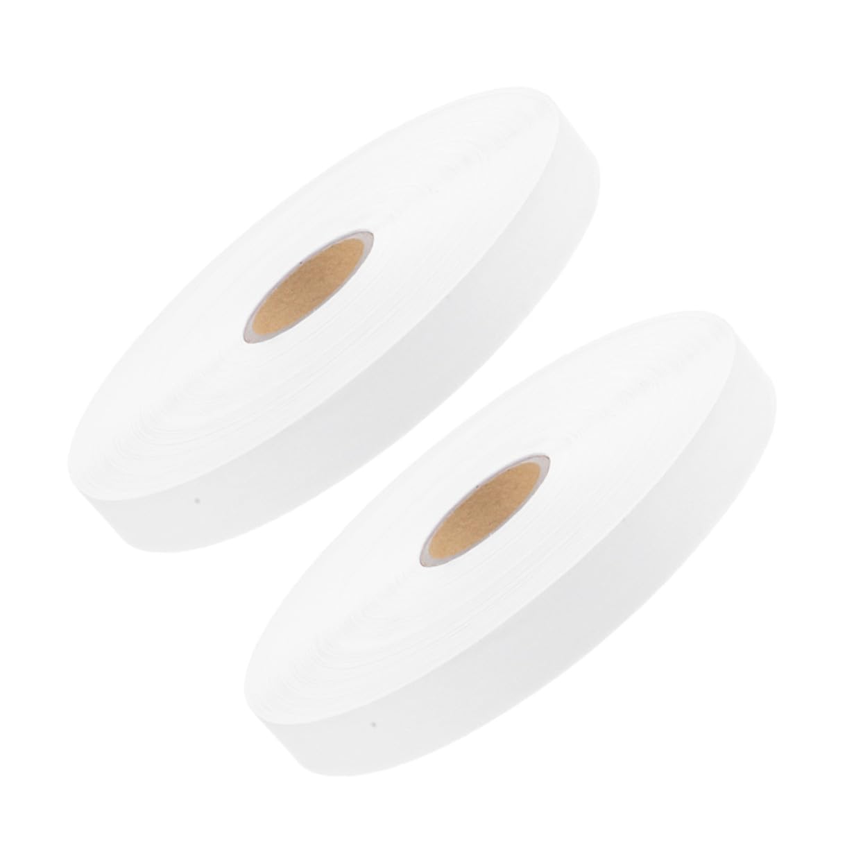 Hohopeti 2 rouleaux Étiquettes de Nylon Blanc pour Vêtements Personnalisables Résistantes Repassage Vapeur pour Marquage et Organisation Textile
