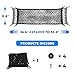 MARCHFA Car Rear Trunk Cargo Net Compatible for 2024 2025 2026 Subaru Impreza Crosstrek Accessories Cargo Storage Organizer Mesh Net