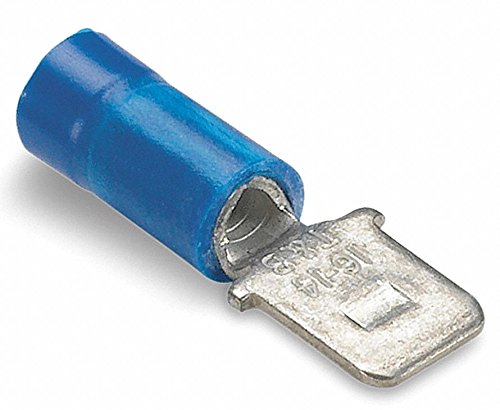 Male Disconnect, Blue, 16-14AWG, PK100