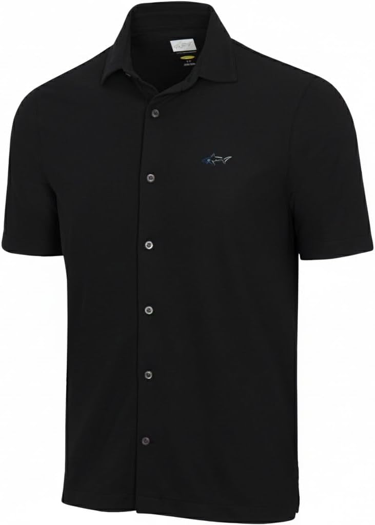 Greg Norman Full Button Pique Polo