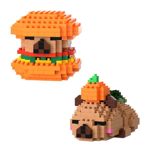 AEIXYA Juego de 12 Mini Bloques de Construcción de Animales, Juguetes Educativos para Niños de 6 7 8 9 Años, 2 Pack para Fiestas Infantiles, Cumpleaños, Regalos Divertidos para Coleccionar y Construir
