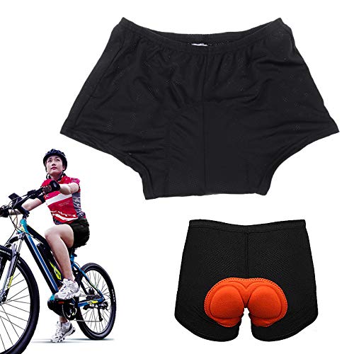 Short masculino de ciclismo MTB RUIMING com acolchoamento 3D em gel esponja, elástico confortável, r